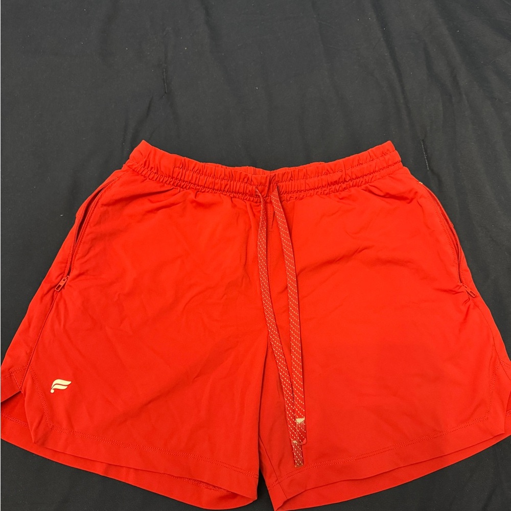 Fabletics Women's Red Athletic Shorts
